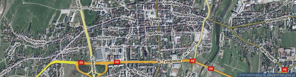 Zdjęcie satelitarne Króla Władysława Łokietka ul.